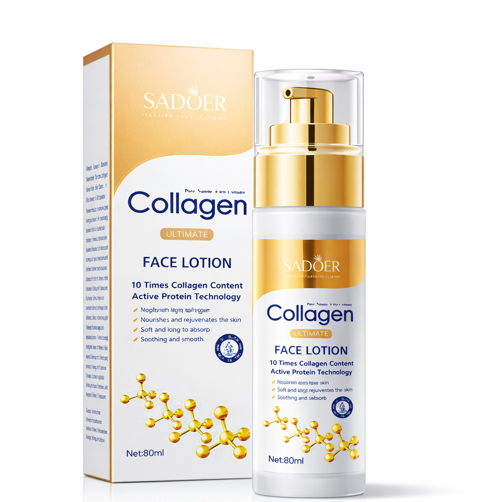 Sadoer – Loțiune tonică  curățare pentru față cu colagen, efect anti-îmbătrânire SD39323 80ml