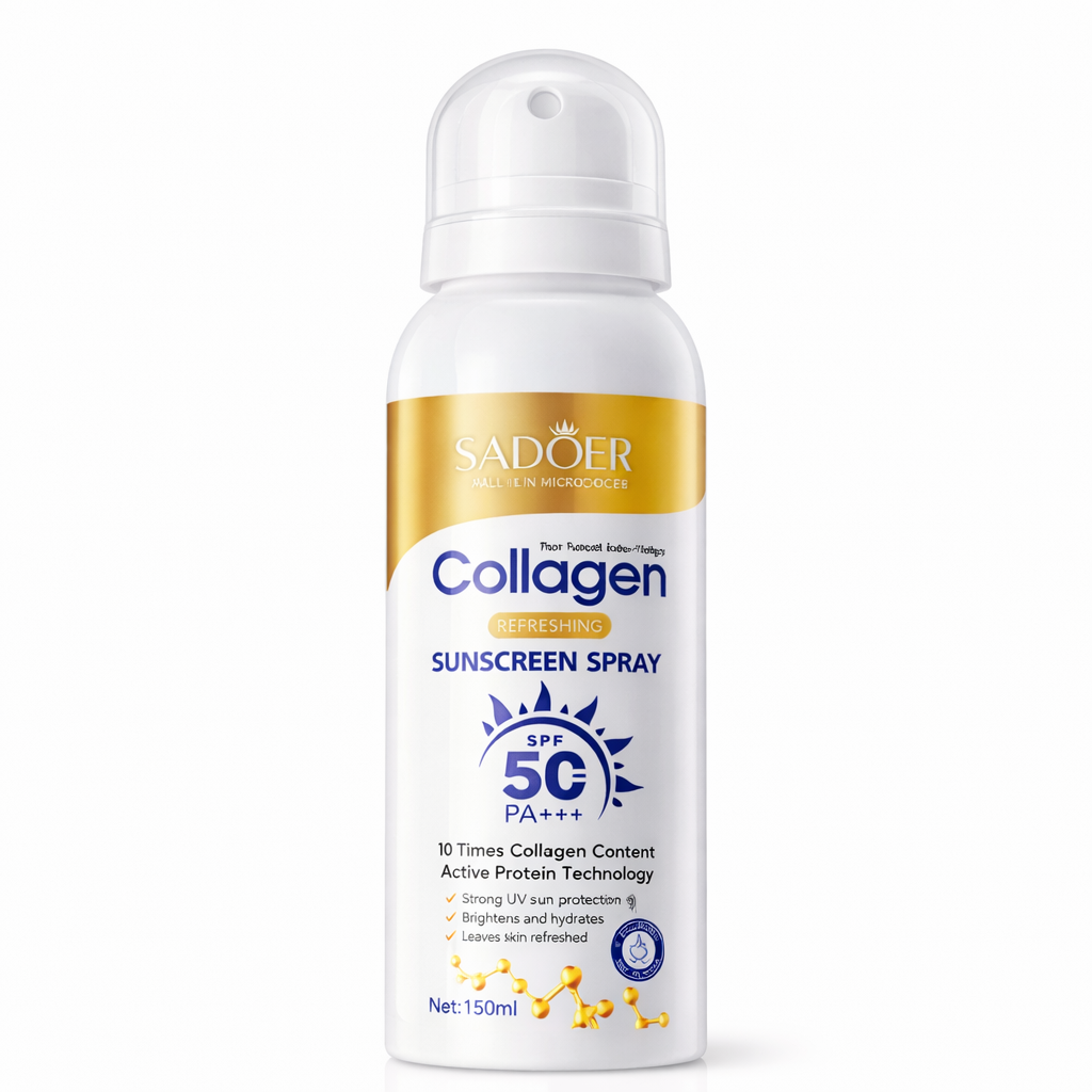 SPRAY DE PROTECȚIE SOLARĂ CU COLAGEN SADOER SD38142 150ml