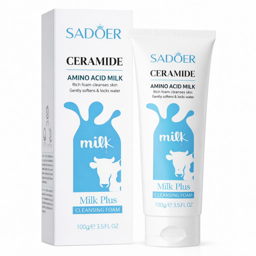 GEL DE CURĂȚARE FACIALĂ CU LAPTE SADOER SD88524 100g