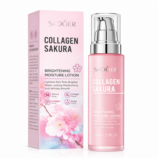 PRODUS DE ÎNGRIJIRE A PIELII CU COLAGEN ȘI CIREȘE JAPONEZE SADOER SD02990 100ml
