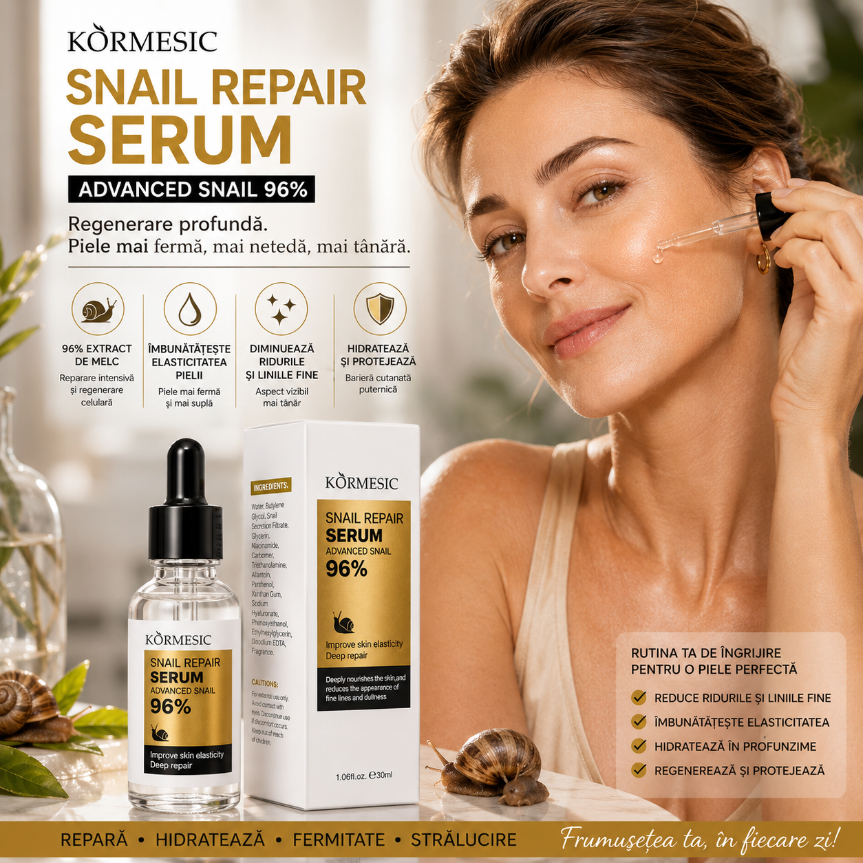 KÒRMESIC Snail Repair Serum 96% 30ml