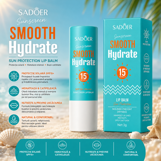 SADOER Smooth Hydrate Lip Balm SPF 15 PA+++ 3g SD00874