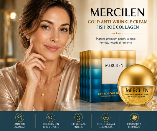 Mercilen Cremă antirid cu colagen și extract de icre de pește 70 g.   MXL1568