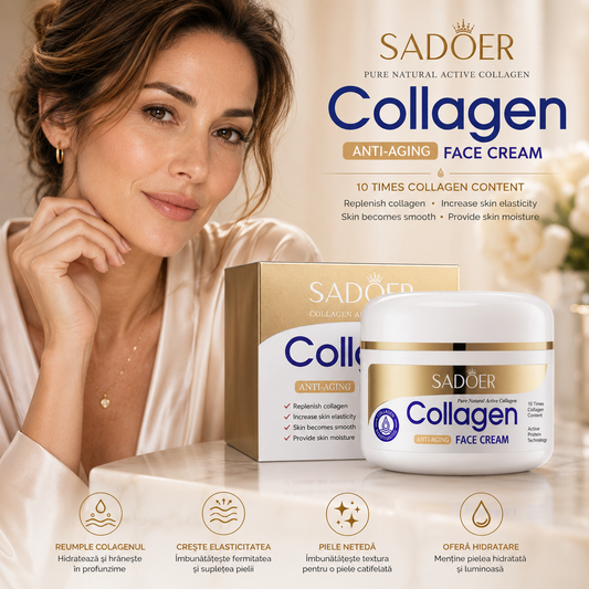 Crema hidratanta anti-riduri SADOER, Collagen Skin Care, 100g.  SD37480