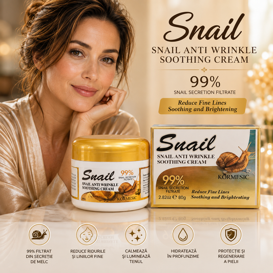 Crema calmantă și antirid KORMESIC cu extract de melc KMC27467