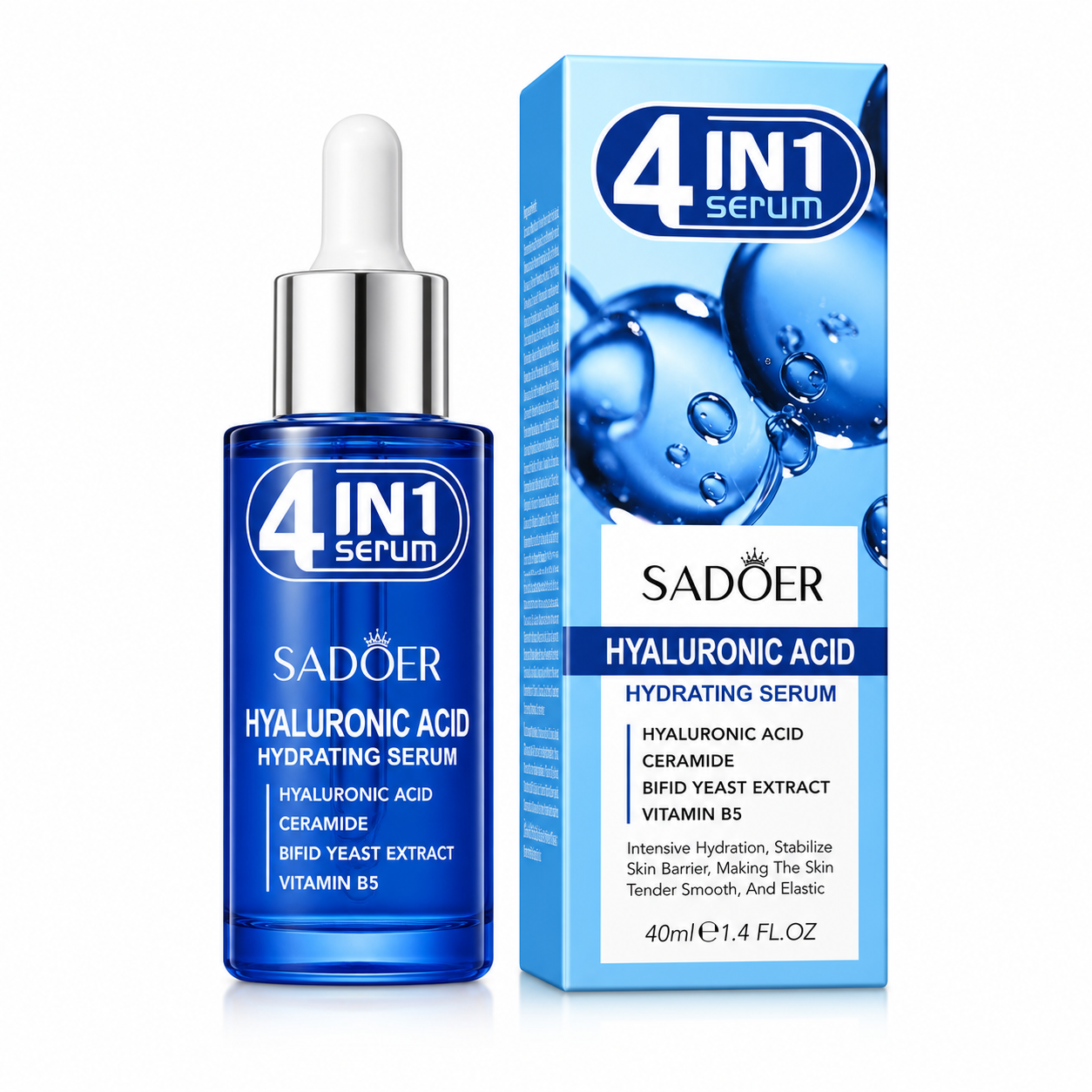 SADOER Hyaluronic Acid Hydrating Serum 4in1 40ml