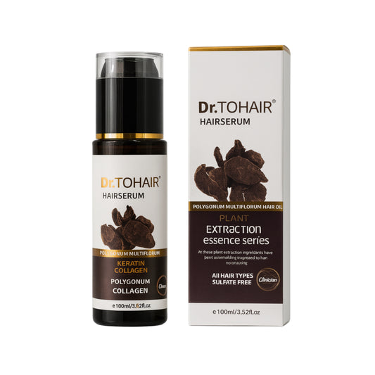 Ser /Ulei de păr  Dr. TOHAIR Polygonum Multiflorum – Keratină & Colagen, 100 ml