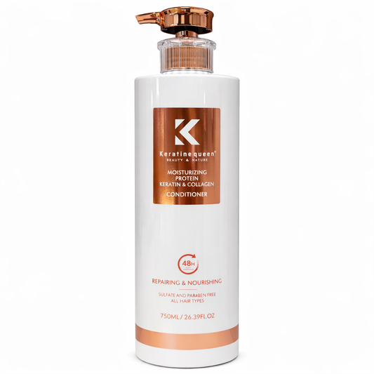 Balsam de păr Keratin Queen cu Keratină și Colagen 750ml