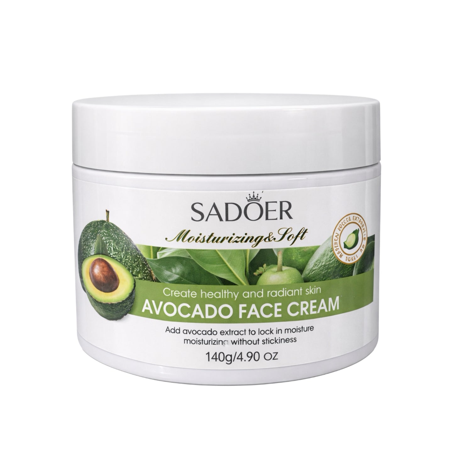 Crema facială SADOER cu avocado 140g SD38500