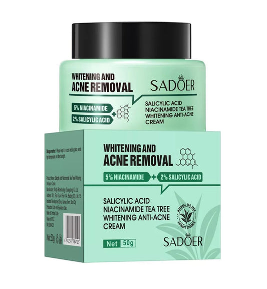 Crema de față SADOER Salicylic Acid Niacinamide Tea Tree Whitening Anti-Acne