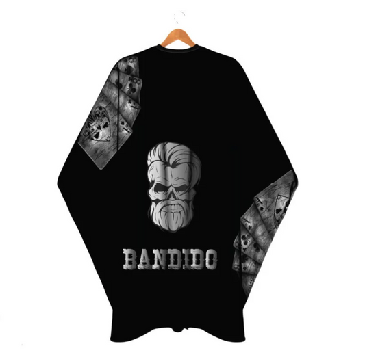 Pelerină de barber BANDIDO POKER BARBER CAPE