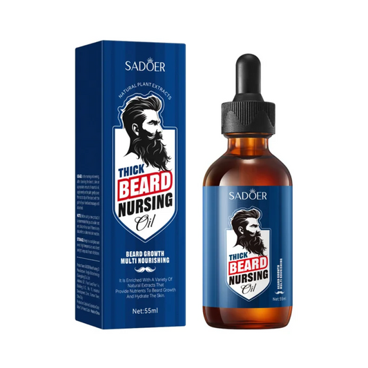 SADOER Thick Beard Nursing Oil 55ml este un ulei nutritiv pentru barbă