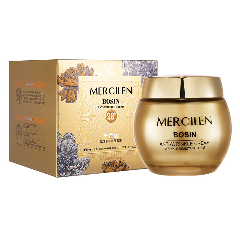 MERCILEN Bosin 98 – Cremă Facială Anti-Rid și Fermitate pentru Ten Matur 50 g – MXL2510