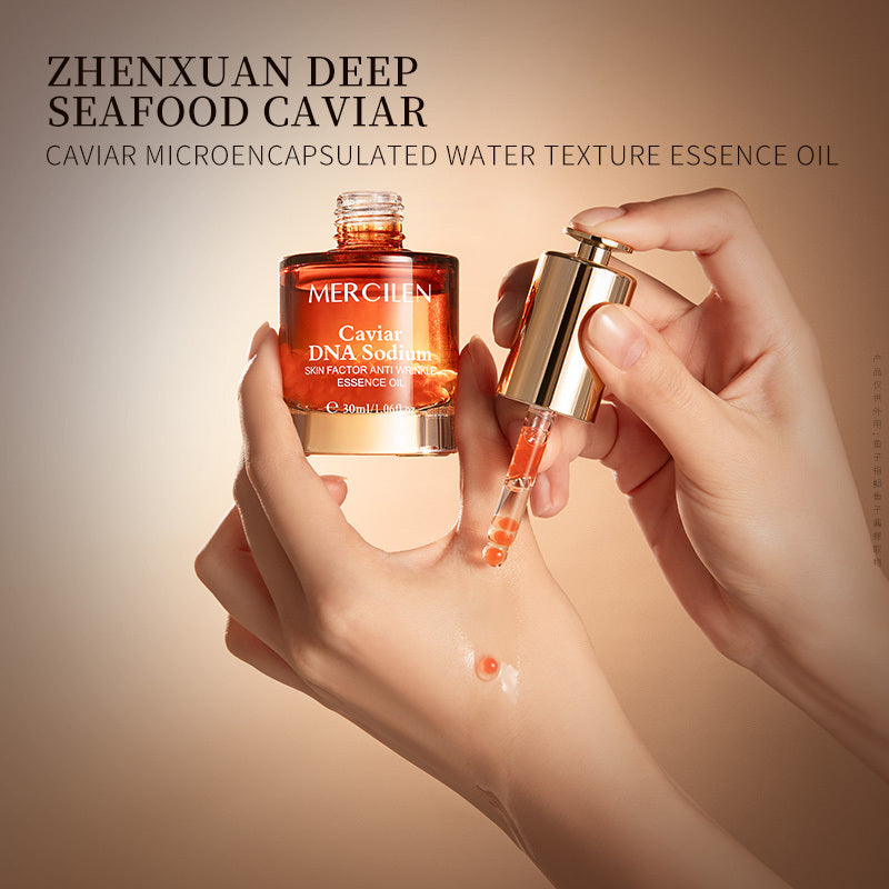 MERCILEN Caviar DNA Sodium – Ser Facial Premium cu Caviar, Esență Hidratantă și Anti-Aging 30 ml – MXL2534