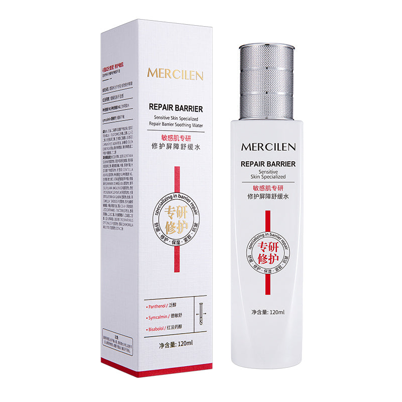 MERCILEN Apă Tonică Facială Repair Barrier cu Panthenol, Bisabolol și Symcalmin pentru Ten Sensibil – Hidratare și Calmarea Pielii 120 ml – MXL4200
