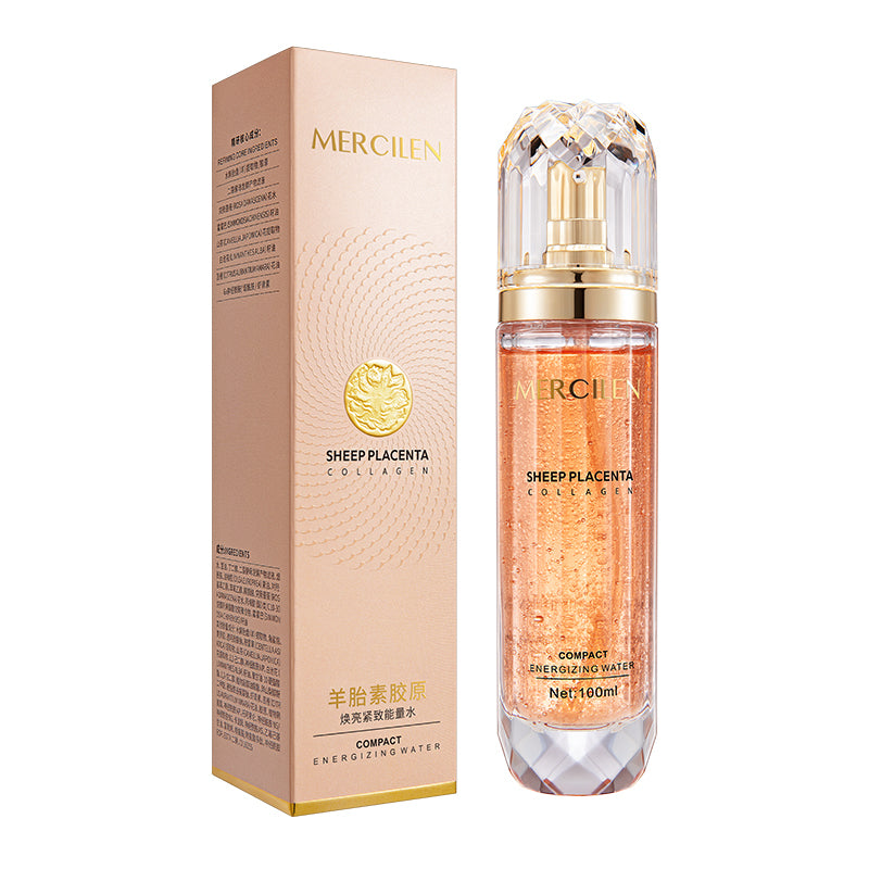 MERCILEN Loțiune Tonică Facială cu Placentă de Oaie și Colagen – Hidratare, Fermitate și Îngrijire Anti-Aging 100 ml – MXL4705