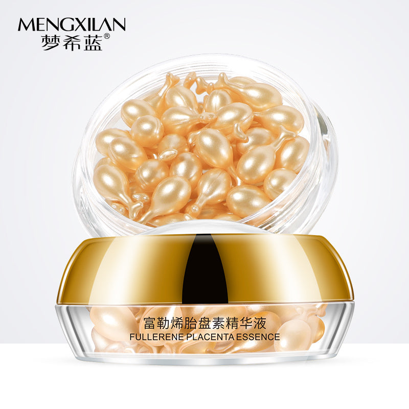 MENGXILAN Capsule Faciale cu Esență de Placentă – Hidratare Intensă, Fermitate și Îngrijire Anti-Aging – MXL6441
